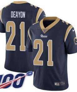Nike Los Angeles Rams #21 Donte Deayon Navy Blue Team Color Men's Stitched NFL 100th Season Vapor Untouchable Limited Jersey Men's