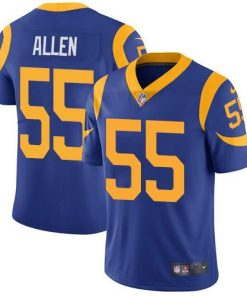 Nike Los Angeles Rams #55 Brian Allen Royal Blue Alternate Men's Stitched NFL Vapor Untouchable Limited Jersey Men's