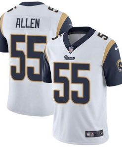 Nike Los Angeles Rams #55 Brian Allen White Men's Stitched NFL Vapor Untouchable Limited Jersey Men's