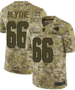 Nike Los Angeles Rams #66 Austin Blythe Camo Men's Stitched NFL Limited 2018 Salute To Service Jersey Men's