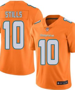 Nike Miami Dolphins #10 Kenny Stills Orange Men's Stitched NFL Limited Rush Jersey Men's