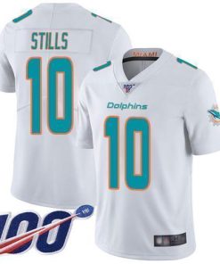 Nike Miami Dolphins #10 Kenny Stills White Men's Stitched NFL 100th Season Vapor Limited Jersey Men's