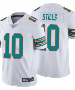Nike Miami Dolphins #10 Kenny Stills White Alternate Men's Stitched NFL 100th Season Vapor Untouchable Limited Jersey Men's