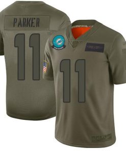 Nike Miami Dolphins #11 DeVante Parker Camo Men's Stitched NFL Limited 2019 Salute To Service Jersey Men's