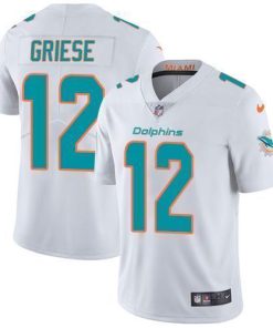 Nike Miami Dolphins #12 Bob Griese White Men's Stitched NFL Vapor Untouchable Limited Jersey Men's