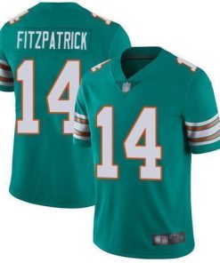 Nike Miami Dolphins #14 Ryan Fitzpatrick Aqua Green Alternate Men's Stitched NFL Vapor Untouchable Limited Jersey Men's