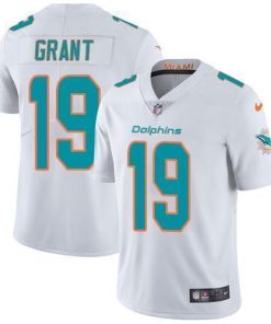 Nike Miami Dolphins #19 Jakeem Grant White Men's Stitched NFL Vapor Untouchable Limited Jersey Men's