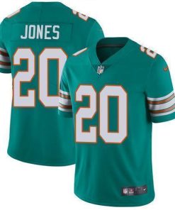Nike Miami Dolphins #20 Reshad Jones Aqua Green Alternate Men's Stitched NFL Vapor Untouchable Limited Jersey Men's