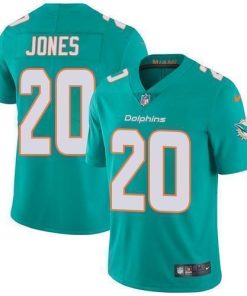 Nike Miami Dolphins #20 Reshad Jones Aqua Green Team Color Men's Stitched NFL Vapor Untouchable Limited Jersey Men's