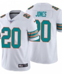 Nike Miami Dolphins #20 Reshad Jones White Alternate Men's Stitched NFL 100th Season Vapor Untouchable Limited Jersey Men's