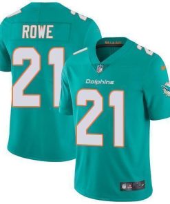 Nike Miami Dolphins #21 Eric Rowe Aqua Green Team Color Men's Stitched NFL Vapor Untouchable Limited Jersey Men's