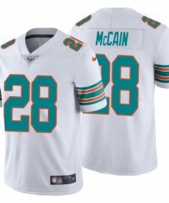 Nike Miami Dolphins #28 Bobby Mccain White Alternate Men's Stitched NFL 100th Season Vapor Untouchable Limited Jersey Men's