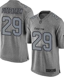 Nike Miami Dolphins #29 Minkah Fitzpatrick Gray Men's Stitched NFL Limited Gridiron Gray Jersey Men's