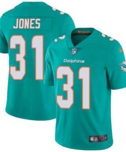 Nike Miami Dolphins #31 Byron Jones Aqua Green Team Color Men's Stitched NFL Vapor Untouchable Limited Jersey Men's