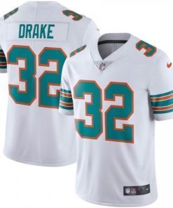 Nike Miami Dolphins #32 Kenyan Drake White Men's Alternate Stitched NFL Vapor Untouchable Limited Jersey Men's