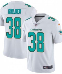 Nike Miami Dolphins #38 Brandon Bolden White Men's Stitched NFL Vapor Untouchable Limited Jersey Men's