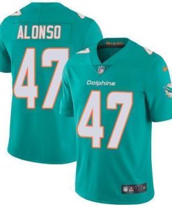 Nike Miami Dolphins #47 Kiko Alonso Aqua Green Team Color Men's Stitched NFL Vapor Untouchable Limited Jersey Men's