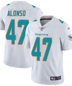 Nike Miami Dolphins #47 Kiko Alonso White Men's Stitched NFL Vapor Untouchable Limited Jersey Men's
