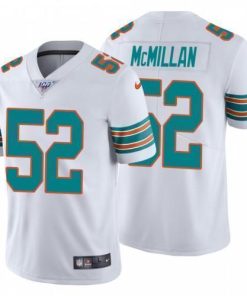 Nike Miami Dolphins #52 Raekwon Mcmillan White Alternate Men's Stitched NFL 100th Season Vapor Untouchable Limited Jersey Men's
