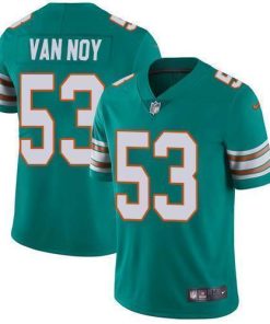 Nike Miami Dolphins #53 Kyle Van Noy Aqua Green Alternate Men's Stitched NFL Vapor Untouchable Limited Jersey Men's
