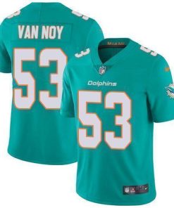 Nike Miami Dolphins #53 Kyle Van Noy Aqua Green Team Color Men's Stitched NFL Vapor Untouchable Limited Jersey Men's
