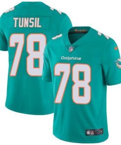 Nike Miami Dolphins #78 Laremy Tunsil Aqua Green Team Color Men's Stitched NFL Vapor Untouchable Limited Jersey Men's