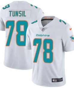 Nike Miami Dolphins #78 Laremy Tunsil White Men's Stitched NFL Vapor Untouchable Limited Jersey Men's