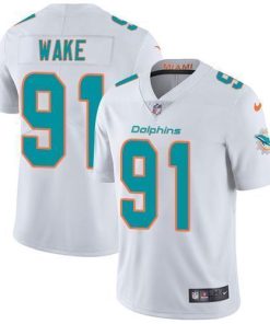Nike Miami Dolphins #91 Cameron Wake White Men's Stitched NFL Vapor Untouchable Limited Jersey Men's