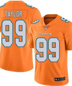 Nike Miami Dolphins #99 Jason Taylor Orange Men's Stitched NFL Limited Rush Jersey Men's