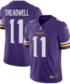 Nike Minnesota Vikings #11 Laquon Treadwell Purple Team Color Men's Stitched NFL Vapor Untouchable Limited Jersey Men's