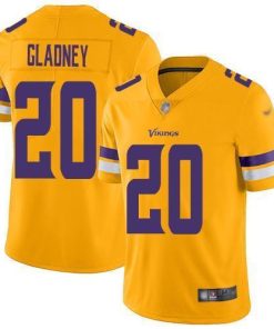 Nike Minnesota Vikings #20 Jeff Gladney Gold Men's Stitched NFL Limited Inverted Legend Jersey Men's