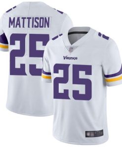 Nike Minnesota Vikings #25 Alexander Mattison White Men's Stitched NFL Vapor Untouchable Limited Jersey Men's