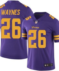 Nike Minnesota Vikings #26 Trae Waynes Purple Men's Stitched NFL Limited Rush Jersey Men's
