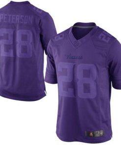 Nike Minnesota Vikings #28 Adrian Peterson Purple Men's Stitched NFL Drenched Limited Jersey Men's