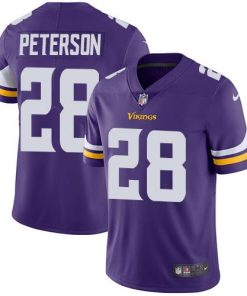 Nike Minnesota Vikings #28 Adrian Peterson Purple Team Color Men's Stitched NFL Vapor Untouchable Limited Jersey Men's