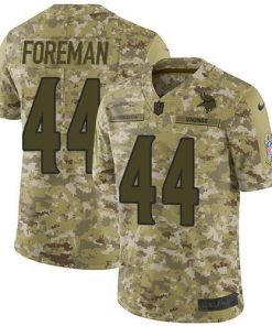 Nike Minnesota Vikings #44 Chuck Foreman Camo Men's Stitched NFL Limited 2018 Salute To Service Jersey Men's