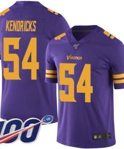 Nike Minnesota Vikings #54 Eric Kendricks Purple Men's Stitched NFL Limited Rush 100th Season Jersey Men's