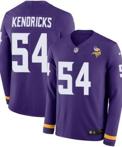 Nike Minnesota Vikings #54 Eric Kendricks Purple Team Color Men's Stitched NFL Limited Therma Long Sleeve Jersey Men's