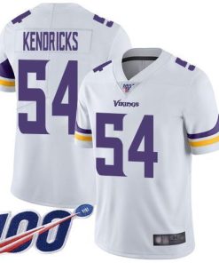 Nike Minnesota Vikings #54 Eric Kendricks White Men's Stitched NFL 100th Season Vapor Limited Jersey Men's