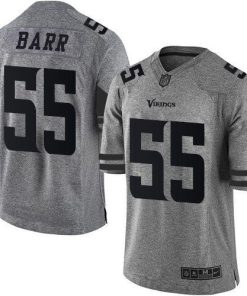 Nike Minnesota Vikings #55 Anthony Barr Gray Men's Stitched NFL Limited Gridiron Gray Jersey Men's