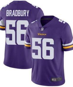 Nike Minnesota Vikings #56 Garrett Bradbury Purple Team Color Men's Stitched NFL Vapor Untouchable Limited Jersey Men's