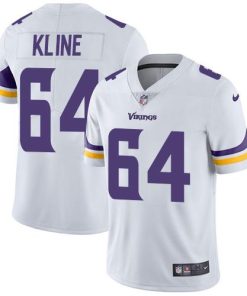 Nike Minnesota Vikings #64 Josh Kline White Men's Stitched NFL Vapor Untouchable Limited Jersey Men's