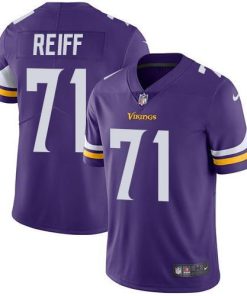 Nike Minnesota Vikings #71 Riley Reiff Purple Team Color Men's Stitched NFL Vapor Untouchable Limited Jersey Men's