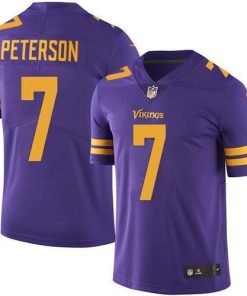 Nike Minnesota Vikings #7 Patrick Peterson Purple Men's Stitched NFL Limited Rush Jersey Men's