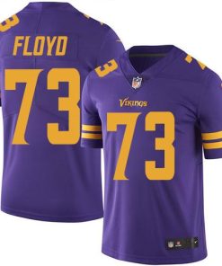 Nike Minnesota Vikings #73 Sharrif Floyd Purple Men's Stitched NFL Limited Rush Jersey Men's