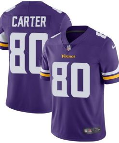 Nike Minnesota Vikings #80 Cris Carter Purple Team Color Men's Stitched NFL Vapor Untouchable Limited Jersey Men's