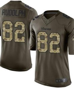 Nike Minnesota Vikings #82 Kyle Rudolph Green Men's Stitched NFL Limited 2015 Salute To Service Jersey Men's