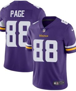 Nike Minnesota Vikings #88 Alan Page Purple Team Color Men's Stitched NFL Vapor Untouchable Limited Jersey Men's