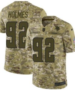 Nike Minnesota Vikings #92 Jalyn Holmes Camo Men's Stitched NFL Limited 2018 Salute To Service Jersey Men's