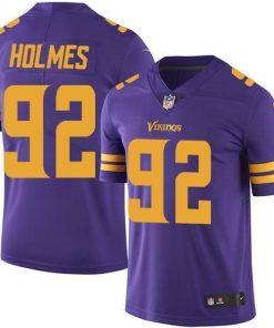 Nike Minnesota Vikings #92 Jalyn Holmes Purple Men's Stitched NFL Limited Rush Jersey Men's
